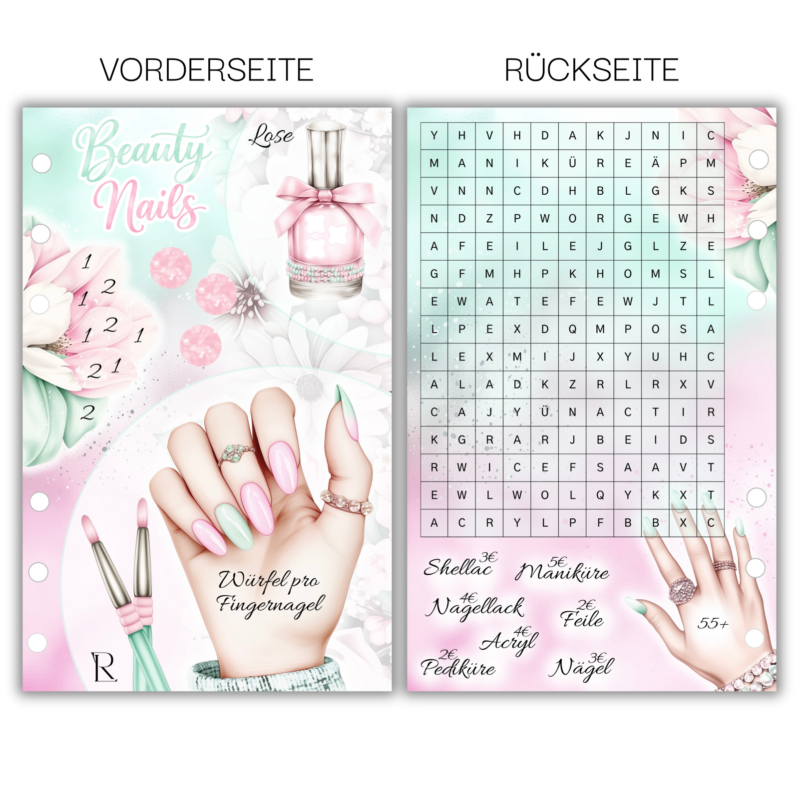 Beauty Nails - Einheftchallenge