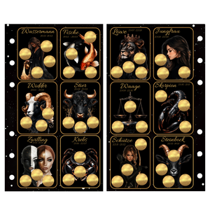 Sternzeichen Mini Jahreschallenge - Einheftchallenge