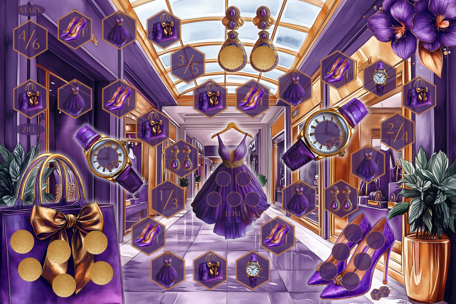 Shopping Tour Sparchallenge - 3er Klappkarte