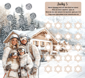 Schneeglück - 2er Klappkarte