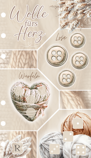 Wolle Bundle - Einheftchallenge - Zippertasche - Tracker