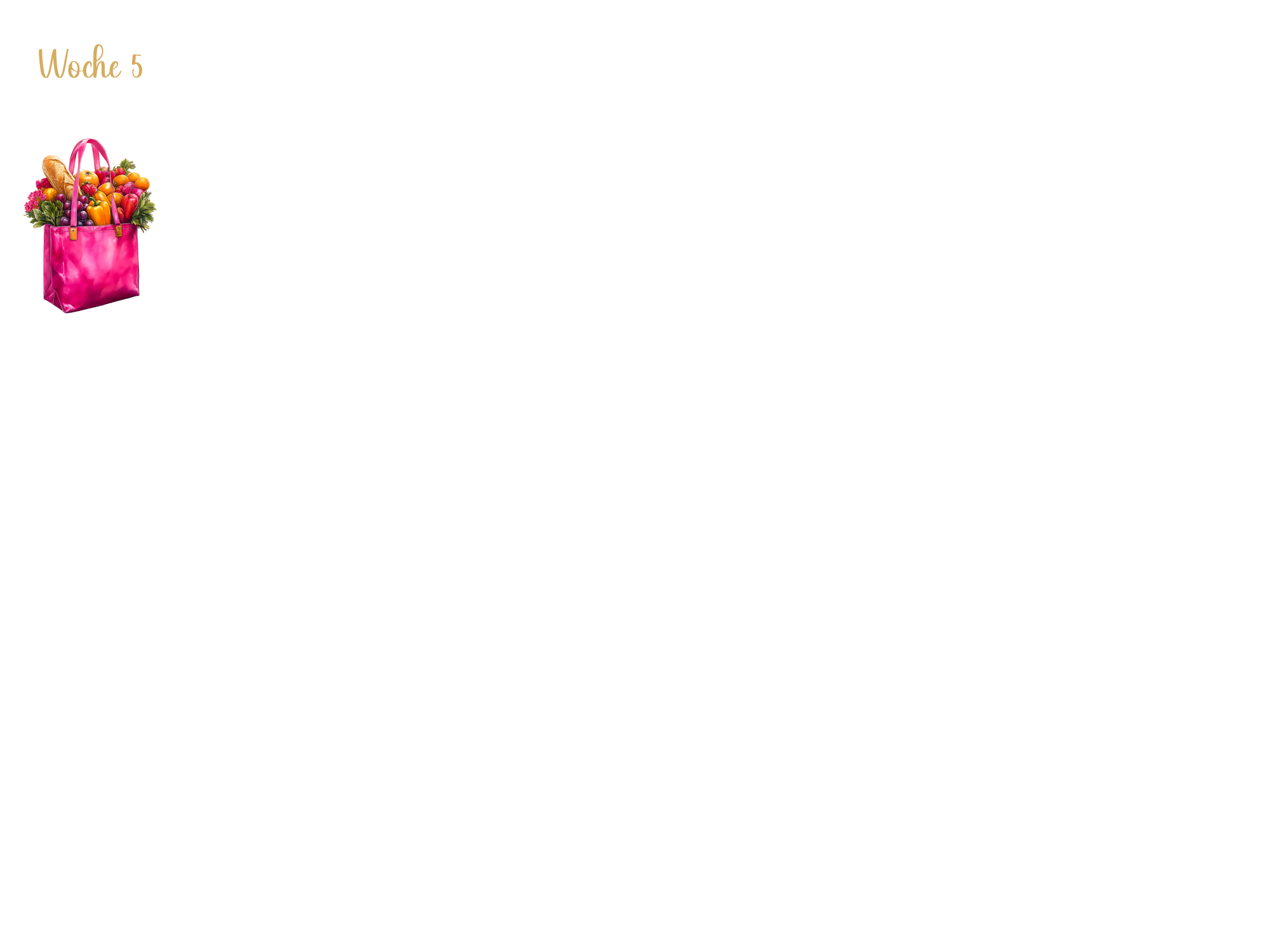 Bedruckte Zippertaschen Design Pink & Gold