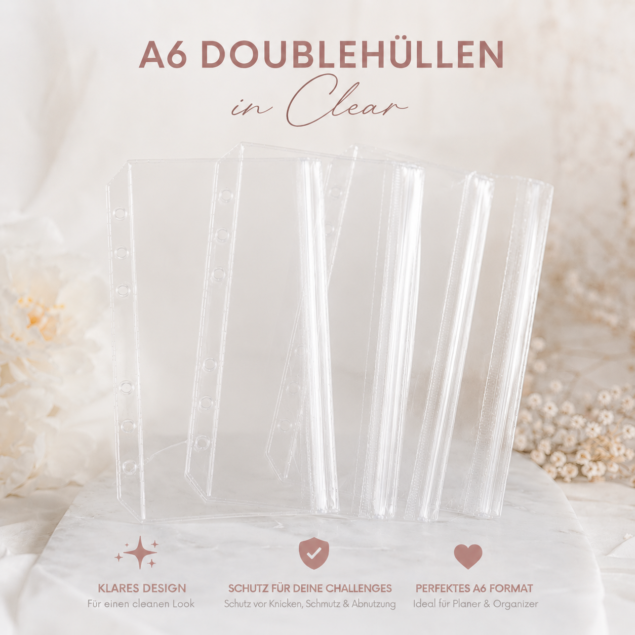 Double Hülle clear A6