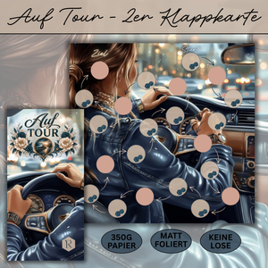 Auf Tour - 2er Klappkarte