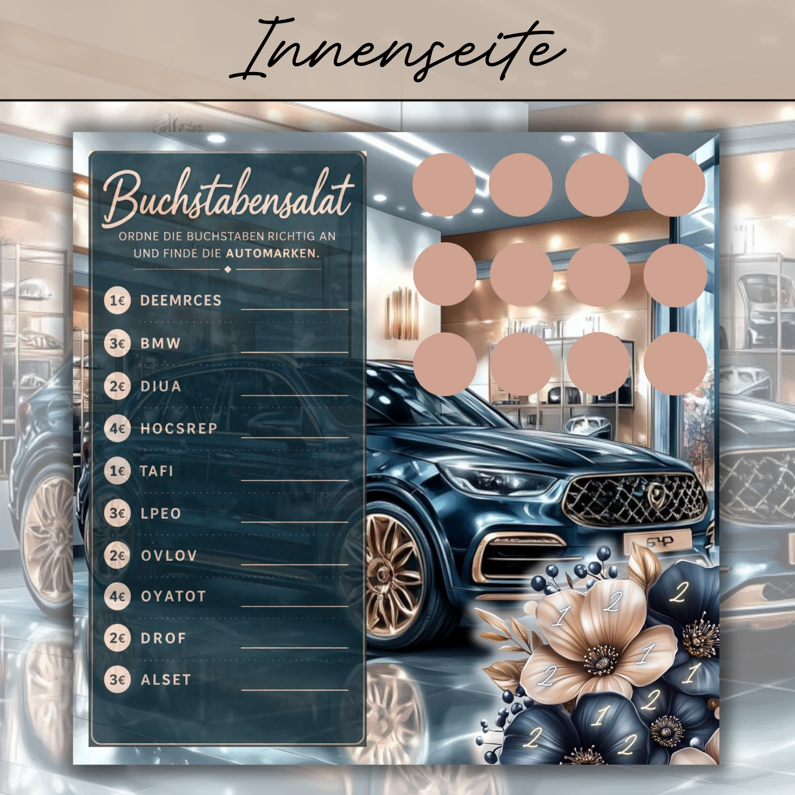 Autohaus - 2er Klappkarte