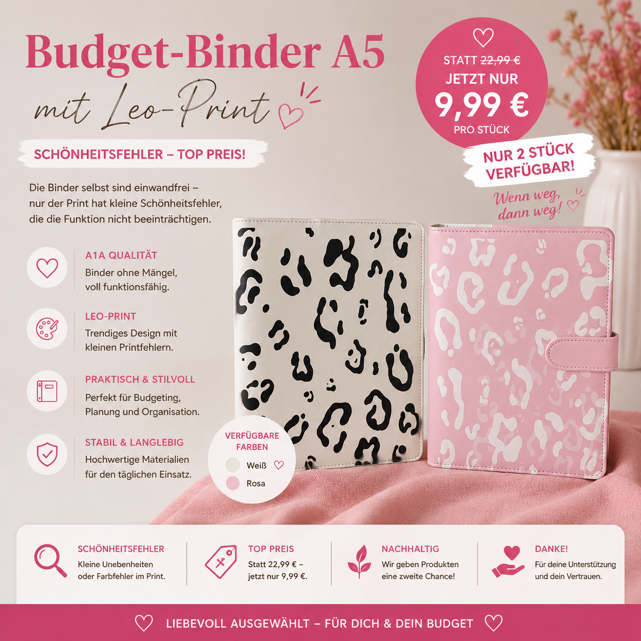 Budget Binder A5 mit Leo Print