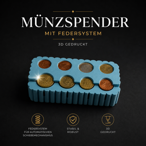 MÜNZSPENDER – BARGELDSPENDER MIT FEDERSYSTEM
