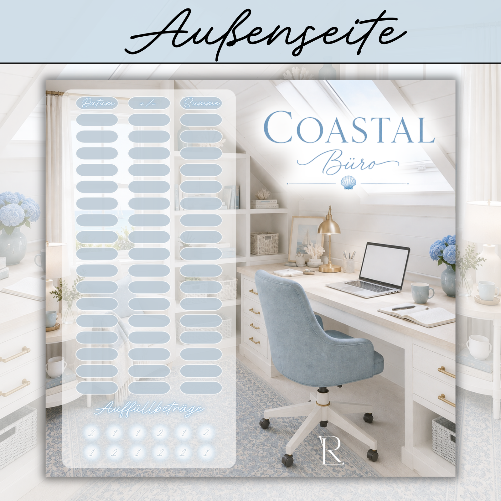 Coastel Büro - 2er Klappkarte
