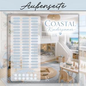 Coastel Kinderzimmer - 2er Klappkarte