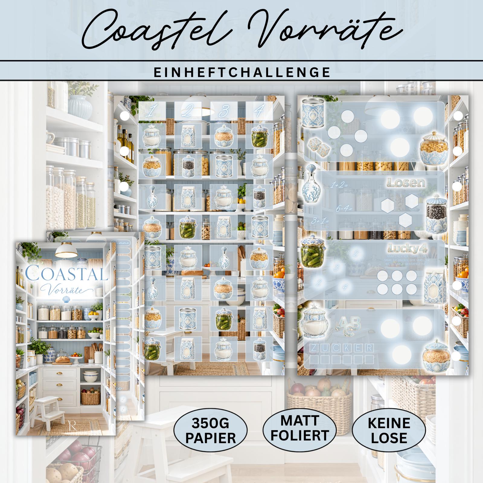Coastel Vorräte - Einheftchallenge