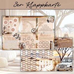Community Safari - Einheft + 3er Klappkarte