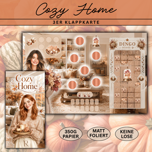 Cozy Home - 3er Klappkarte
