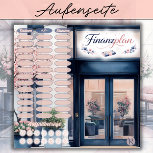 Finanzplan - 2er Klappkarte