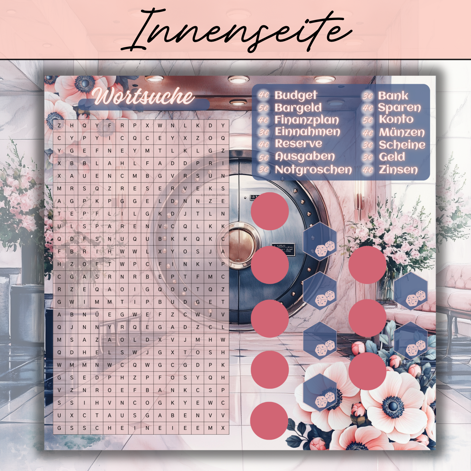 Finanzplan - 2er Klappkarte