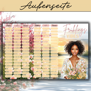 Frühlingsvibes - 3er Klappkarte