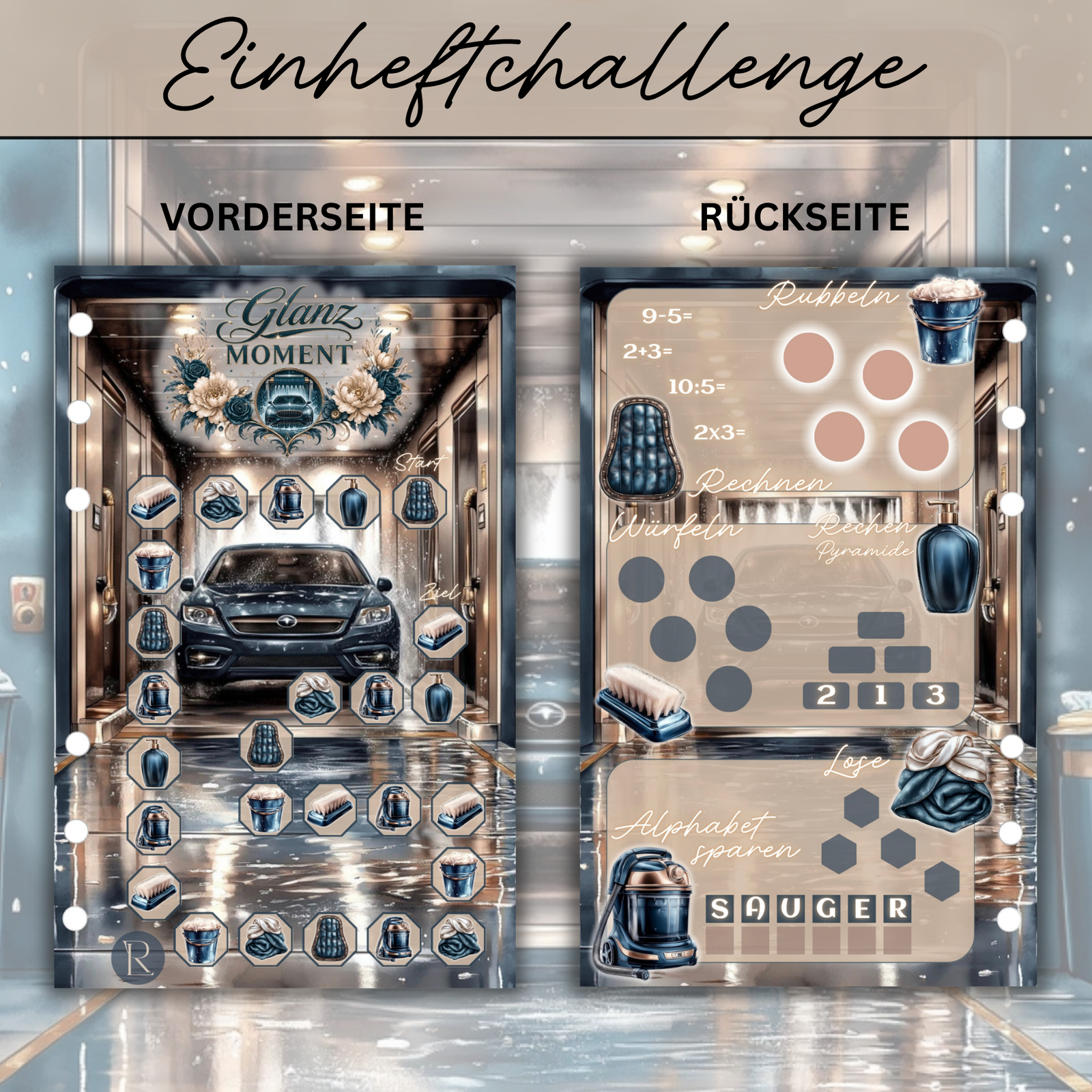 Glanzmoment - Einheftchallenge
