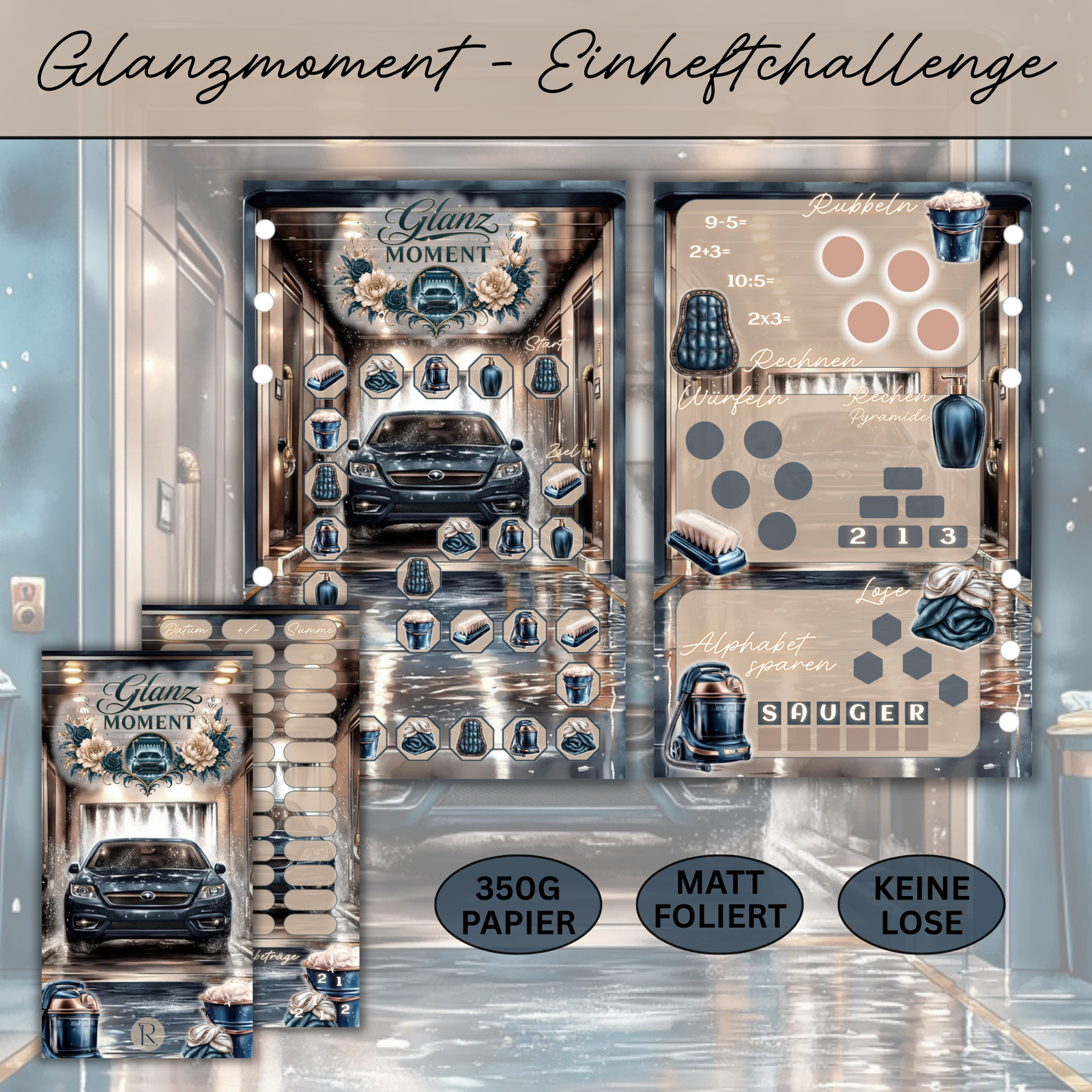Glanzmoment - Einheftchallenge