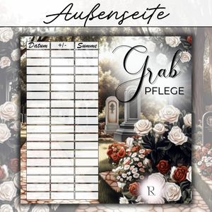 Grabpflege - 2er Klappkarte