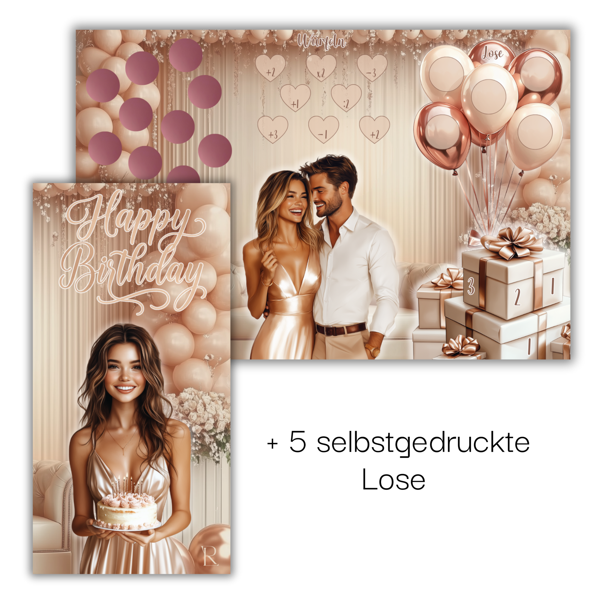 Happy Birthday Bundle - 3er Klappkarte - Trennblatt - Einheftchallenge