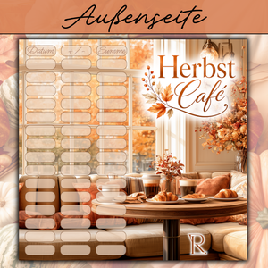Herbst Café - 2er Klappkarte