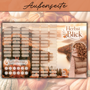 Herbstblick  - 3er Klappkarte
