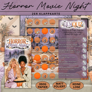 Horror Movie Night - 2er Klappkarte