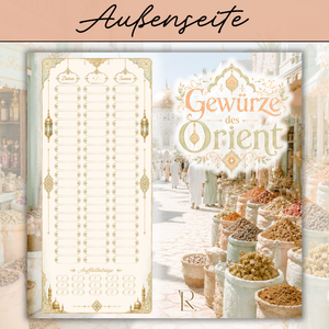 Gewürze des Orient - 2er Klappkarte