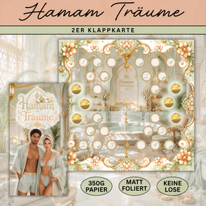 Hamam Träume - 2er Klappkarte