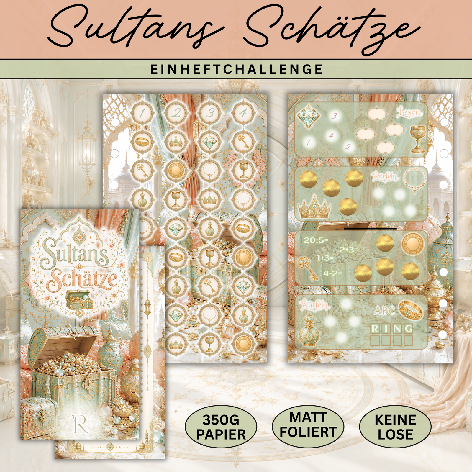 Sultans Schätze - Einheftchallenge