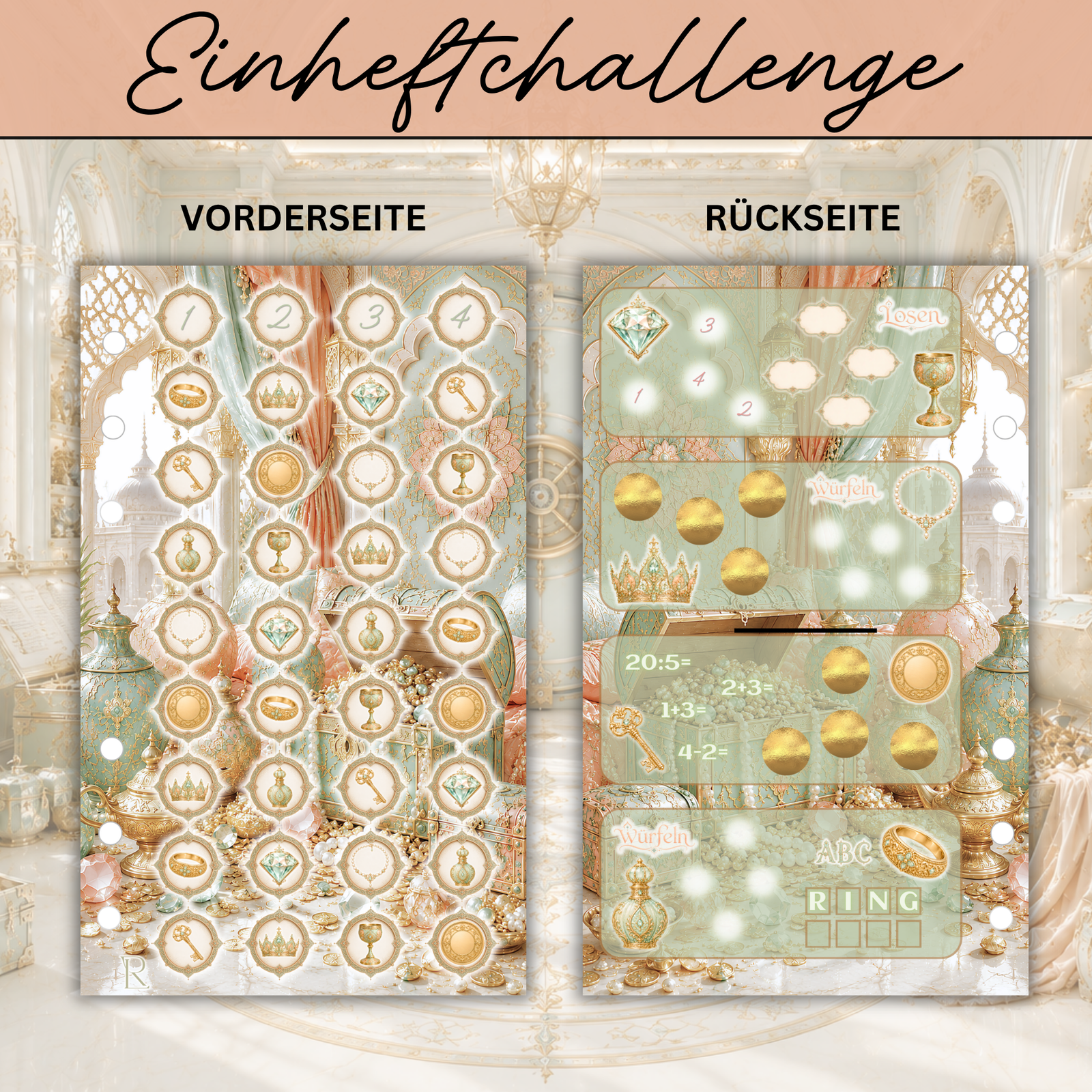 Sultans Schätze - Einheftchallenge