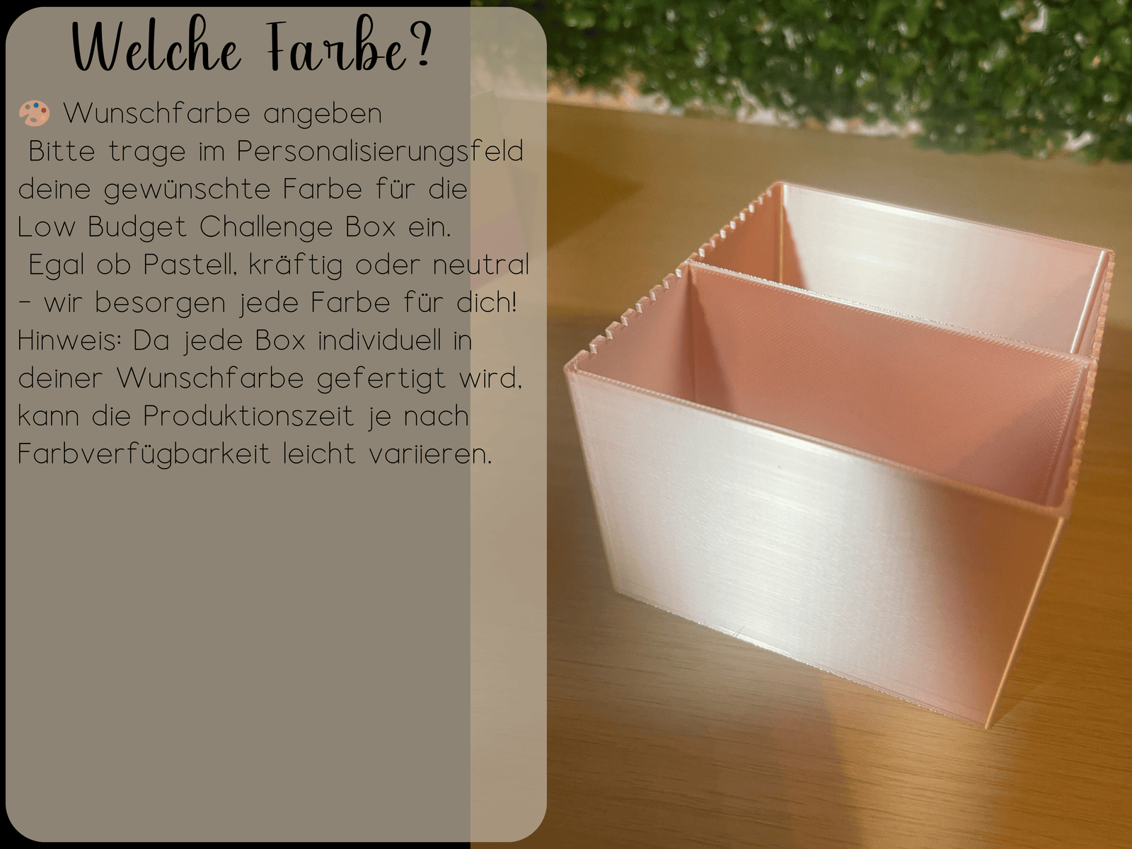 Challenge Box Low Budget