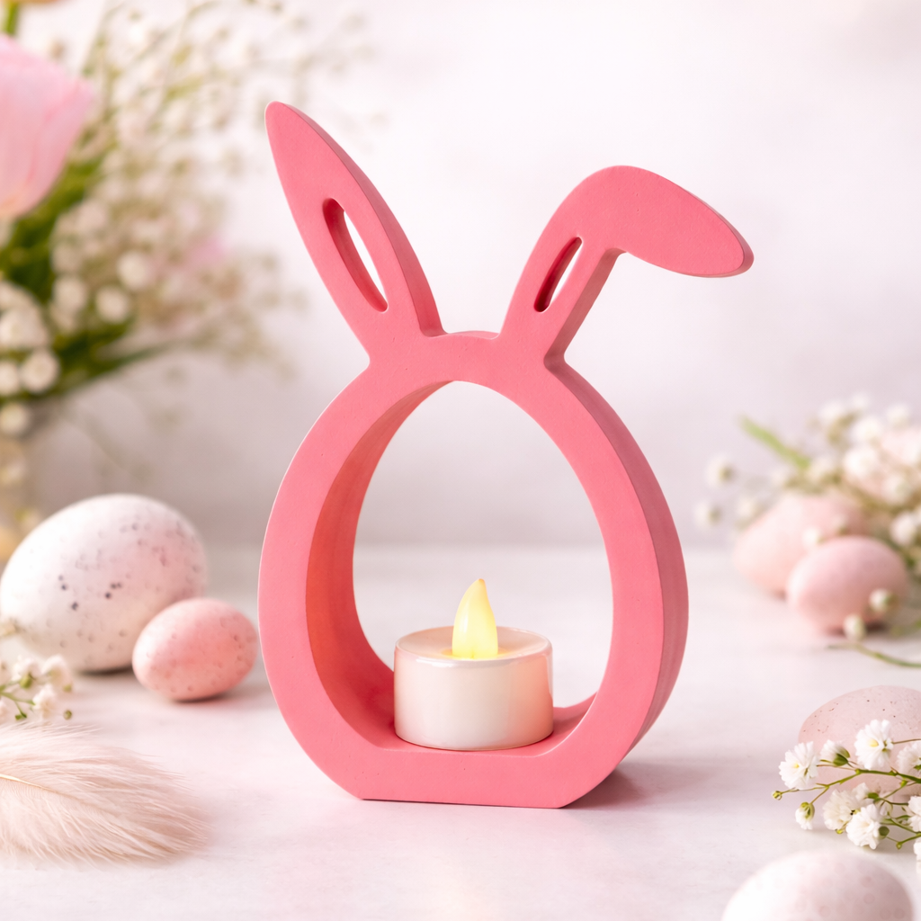 Osterhase Teelicht Deko - 3D Druck