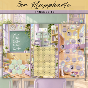 Sparstunde - Einheft + 3er Klappkarte