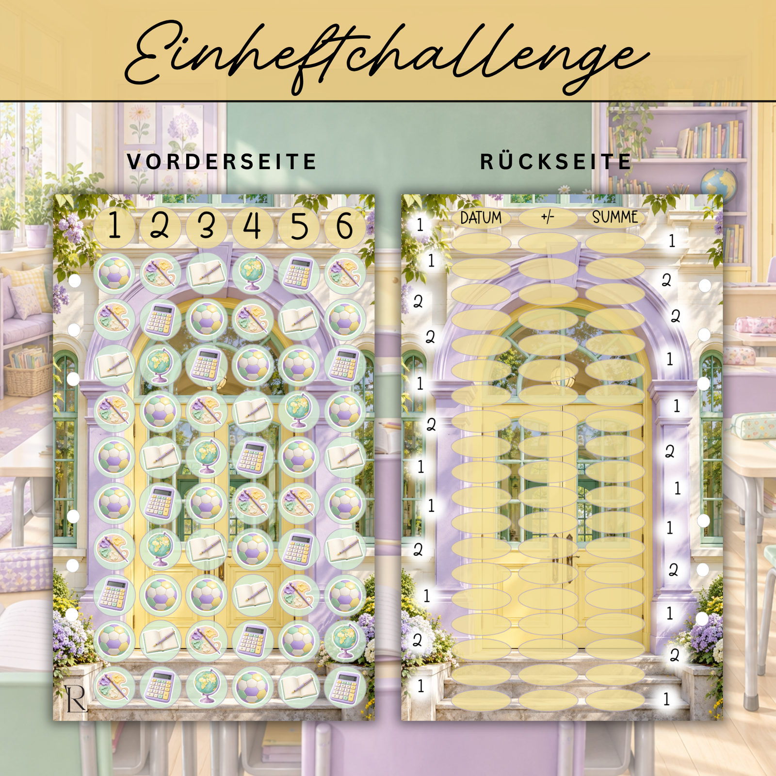 Sparstunde - Einheft + 3er Klappkarte