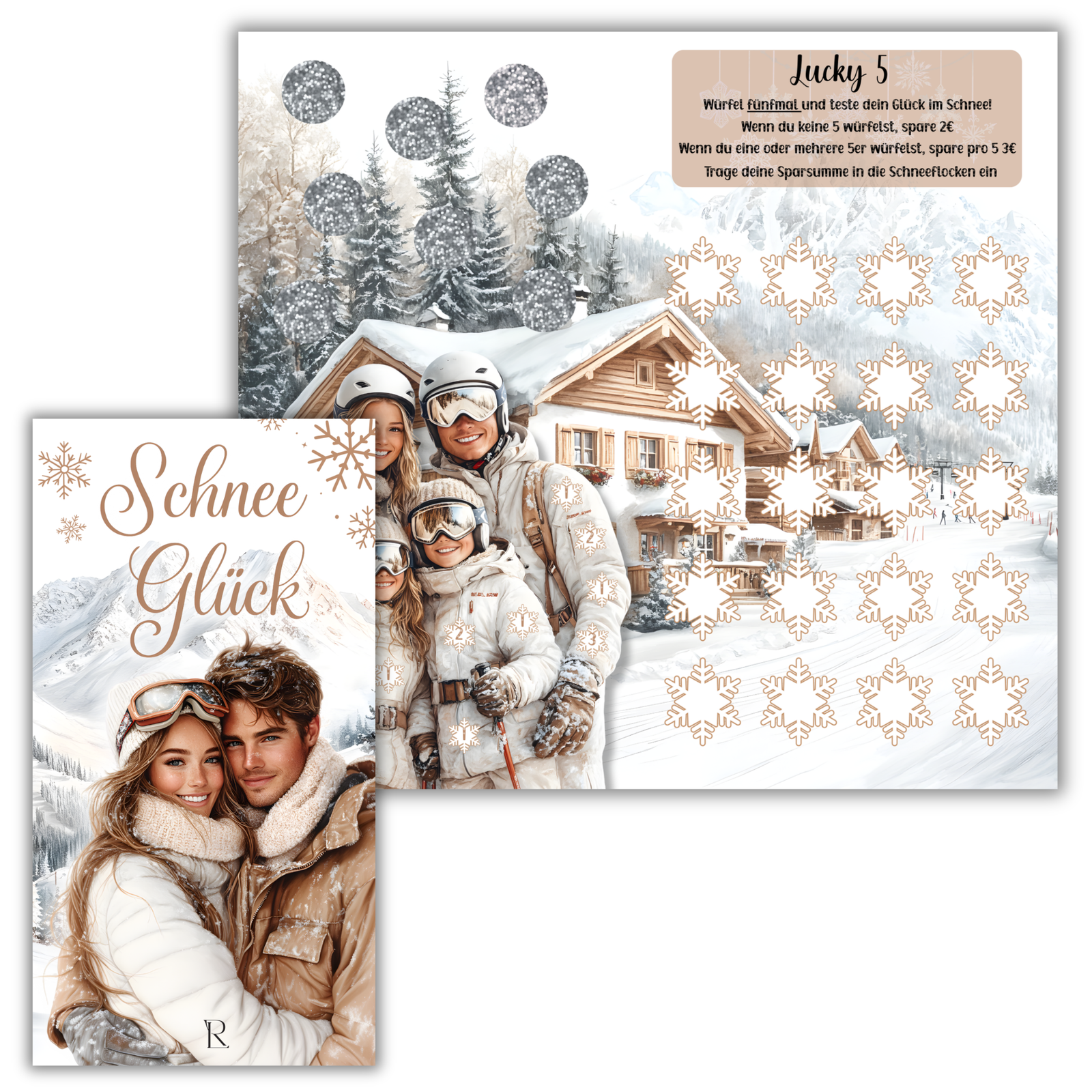 Schneeglück - 2er Klappkarte