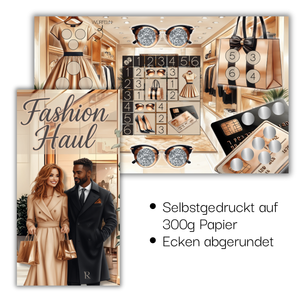 Fashion Haul - 3er Klappkarte - selbstgedruckt