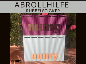 Abrollhilfe für Rubbelsticker 12mm - 16mm - 3D Druck - Lillysreich