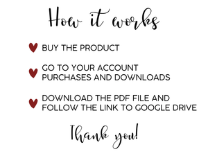 Christmas Elegant Red Dreams - Clipart Bundle - Lillysreich