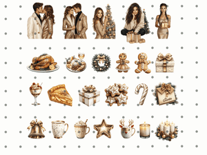 Christmas Gold - Clipart Bundle - Lillysreich