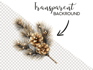 Christmas Gold - Clipart Bundle - Lillysreich