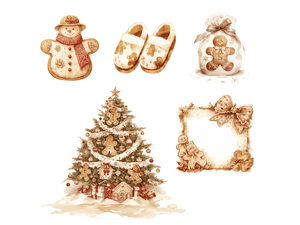 Gingerbread Love - Clipart Bundle - Lillysreich
