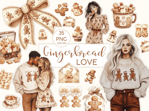 Gingerbread Love - Clipart Bundle - Lillysreich