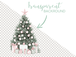 Merry Christmas Pastell - Clipart Bundle - Lillysreich