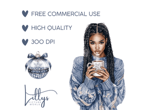 Snowflakes Winter - Clipart Bundle - Lillysreich