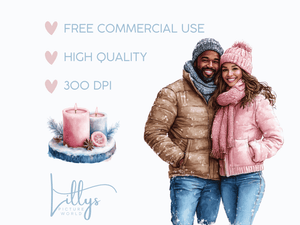 Sweet Winter Pastell - Clipart Bundle - Lillysreich