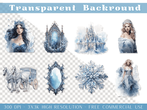 Winter Princess - Clipart Bundle - Lillysreich