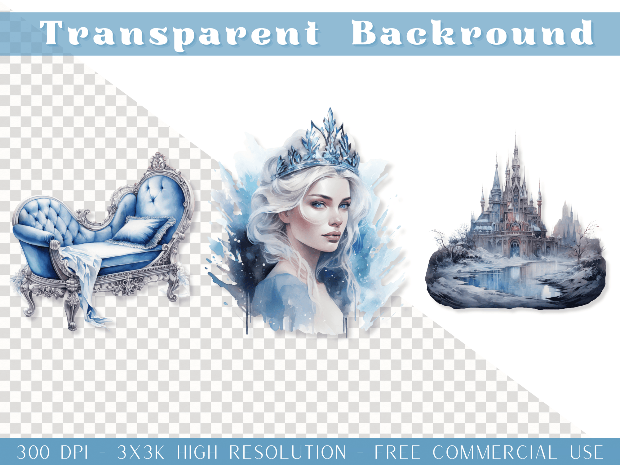 Winter Princess - Clipart Bundle - Lillysreich