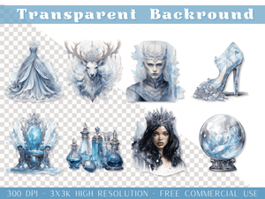 Winter Princess - Clipart Bundle - Lillysreich